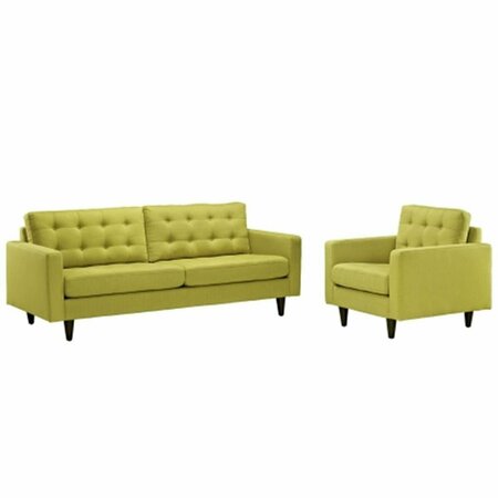 EAST END IMPORTS Empress Armchair and Sofa Set of 2- Wheat grass EEI-1313-WHE